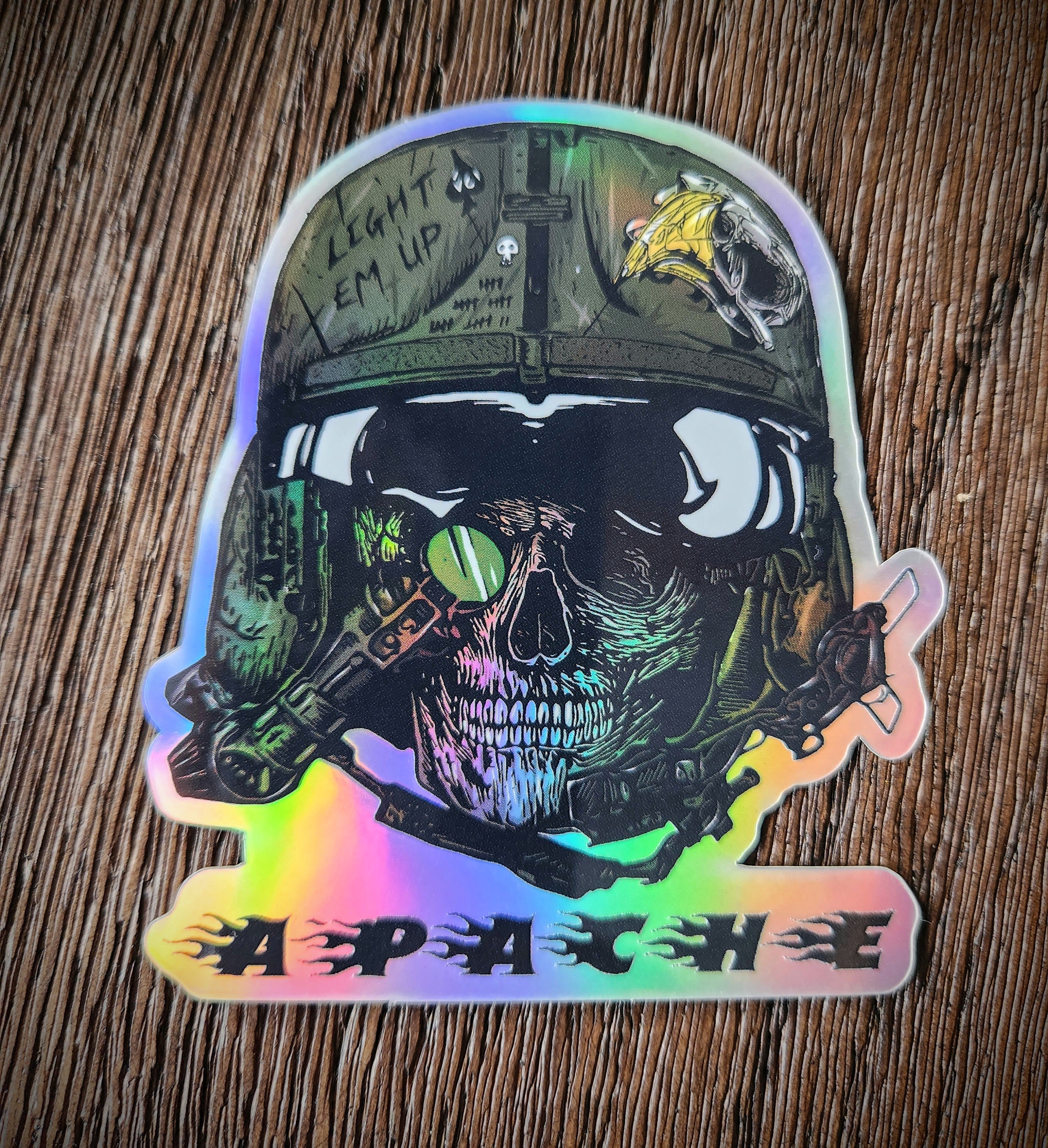 Appachi Sticker Apache Sticker – Valhalla Company