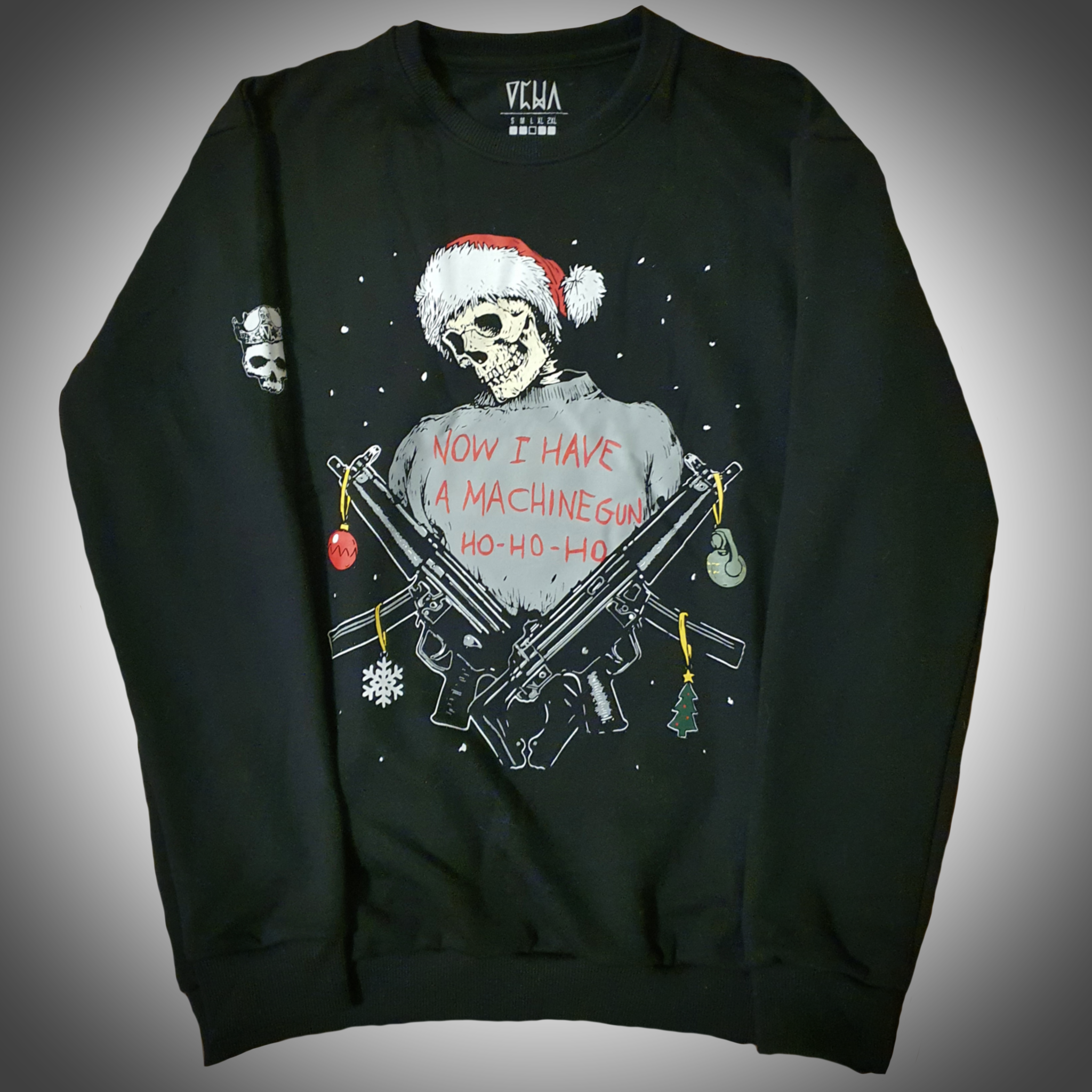 Ho ho ho i 2025 have a machine gun sweater